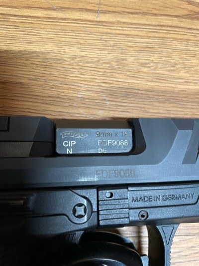 WALTHER DE 2021 9MM LUGER (9x19 PARA) - Image 2 of 9