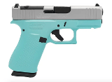 GLOCK 43XMOS ROBIN EGG BLUE 9MM LUGER (9x19 PARA) - Image 1 of 1
