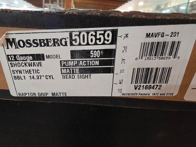 MOSSBERG 590 SHOCKWAVE 12 GA