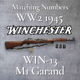 WINCHESTER M1 Garand Win-13 WW2 1945 .30-06 SPRG - 1 of 25