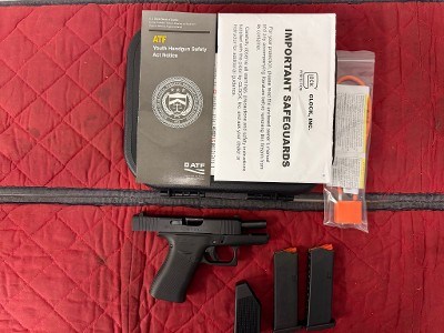 GLOCK G-43X NO MOS NO TAC RAIL9MM LUGER (9x19 PARA) - Image 1 of 4