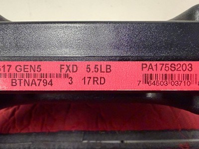 GLOCK MODEL 17 GEN 59MM LUGER (9x19 PARA) - Image 4 of 4