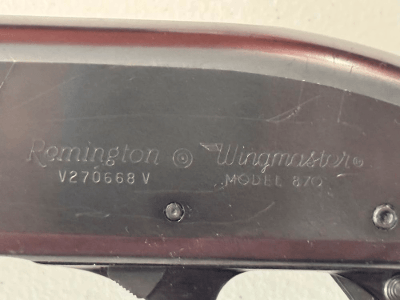 REMINGTON 870 Wingmaster 1978 Blued / Wood 12 GA - Image 5 of 7