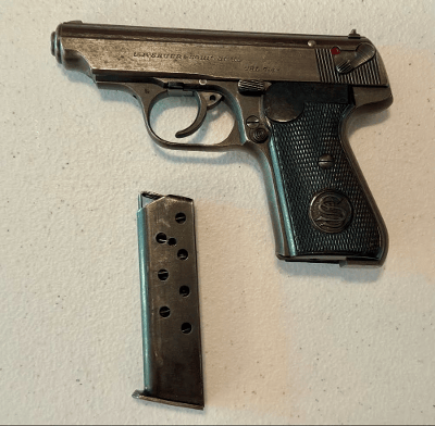 J.P. SAUER & SOHN Second Model Variation 3 Military Finish E/37 38H .32ACP / 7.65 Matching.32 ACP - Image 18 of 25
