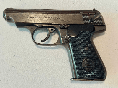 J.P. SAUER & SOHN Second Model Variation 3 Military Finish E/37 38H .32ACP / 7.65 Matching.32 ACP - Image 11 of 25