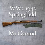 SPRINGFIELD ARMORY M1 Garand WW2 1942 .308 WIN - Image 1 of 11