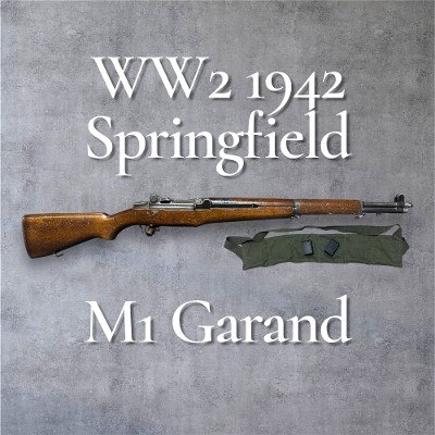 SPRINGFIELD ARMORY M1 Garand WW2 1942 .308 WIN - Image 1 of 11