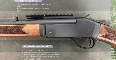 HENRY SINGLE SHOT .308 WIN - Image 4 of 7