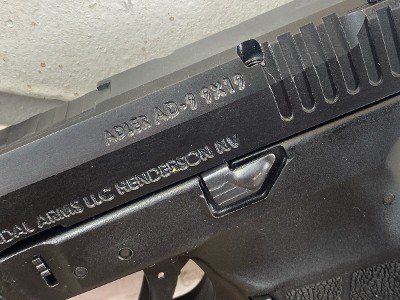 AKDAL ARMS ADLER AD-9 9MM LUGER (9x19 PARA) - Image 4 of 10