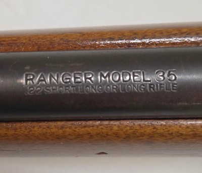 SEARS & ROEBUCK RANGER MODEL 35 .22 S/L/LR - Image 10 of 10