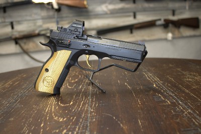 CZ SHADOW 2 GOLD DIGGER 9MM LUGER (9x19 PARA) - Image 1 of 7