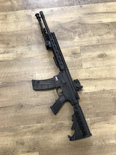 SMITH & WESSON M&P 15-22 w/ Red/Green Dot + Bipod .22 LR - Image 1 of 7