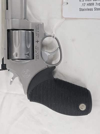 TAURUS Tracker Stainless w/Original Box .17 HMR - Image 9 of 10