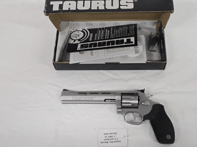 TAURUS Tracker Stainless w/Original Box .17 HMR - Image 1 of 10