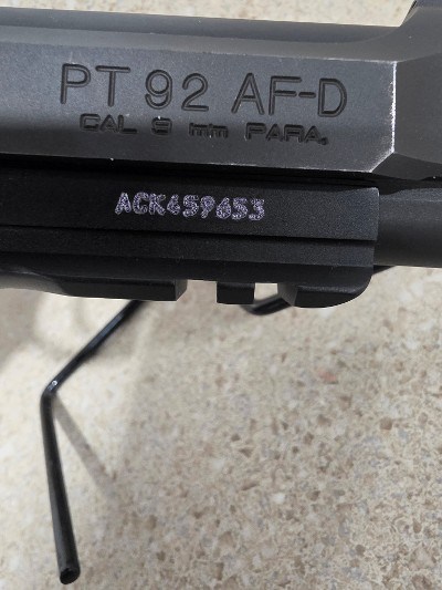 TAURUS PT92 9MM LUGER (9x19 PARA) - Image 8 of 13