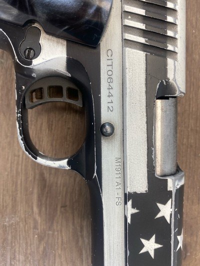 CITADEL M1911 A1-FS GRAYSACLE FLAG 9MM 9MM LUGER (9x19 PARA) - Image 9 of 9
