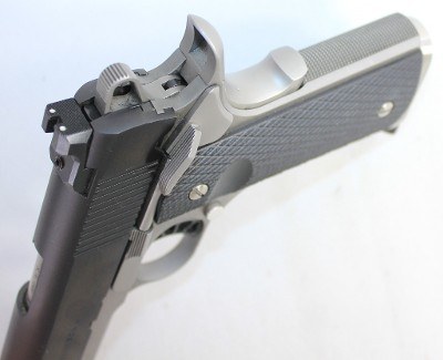 SPRINGFIELD ARMORY SPRINGFIELD ARMORY RONIN 1911 9MM 5" BBL STAINLESS BLUED TWO-TONE W/ 3-MAGS 9MM LUGER (9x19 PARA) - Image 6 of 7