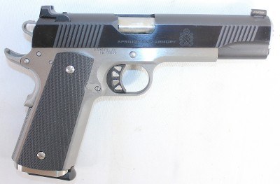 SPRINGFIELD ARMORY SPRINGFIELD ARMORY RONIN 1911 9MM 5" BBL STAINLESS BLUED TWO-TONE W/ 3-MAGS 9MM LUGER (9x19 PARA) - Image 2 of 7