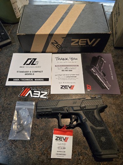 ZEV Tech 0.Z-9C Combat 9MM LUGER (9X19 PARA)