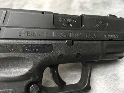 SPRINGFIELD ARMORY XD-40 SUB COMPACT .40 S&W - Image 5 of 7