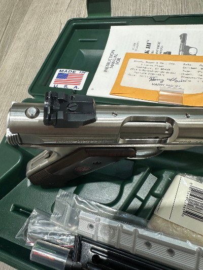 RUGER MKIII HUNTER/TARGET .22 LR - Image 12 of 25