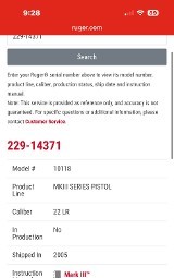 RUGER MKIII HUNTER/TARGET .22 LR - Image 25 of 25