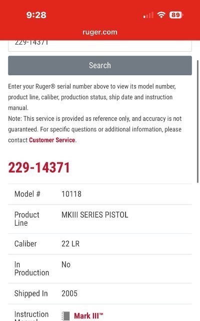RUGER MKIII HUNTER/TARGET .22 LR - Image 25 of 25