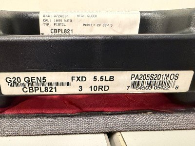 GLOCK MODEL 20 MOS10MM - Image 3 of 4