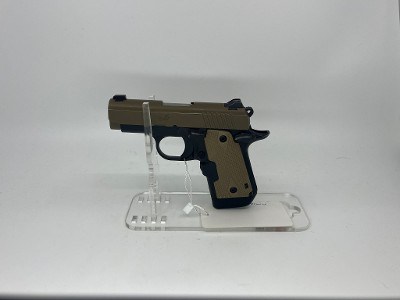 KIMBER MICRO 9 DESERT TAN W/CRIMSON TRACE 9MM LUGER (9x19 PARA) - Image 1 of 5