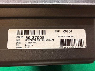 RUGER NEW MODEL SUPER BLACKHAWK .44 MAGNUM - Image 2 of 25
