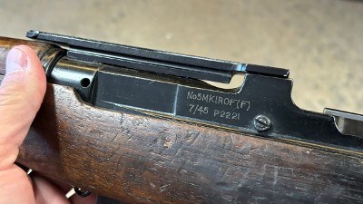 LEE-ENFIELD NO5 MKI ROF (F) .303 BRITISH - Image 6 of 11