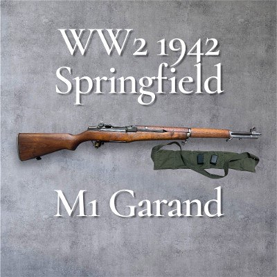 SPRINGFIELD ARMORY M1 Garand WW2 1943 .30-06 SPRG - Image 1 of 10