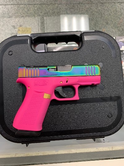 GLOCK G43X PINK RAINBOW 9MM LUGER (9x19 PARA) - Image 6 of 6