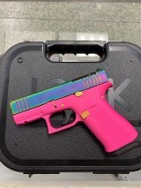 GLOCK G43X PINK RAINBOW 9MM LUGER (9x19 PARA) - Image 3 of 6
