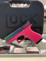GLOCK G43X PINK RAINBOW 9MM LUGER (9x19 PARA)