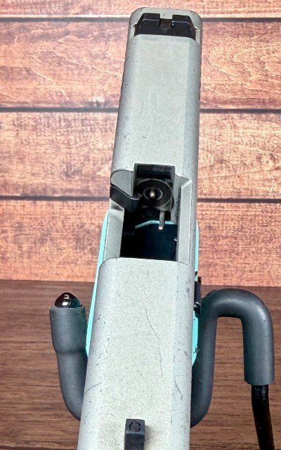 GLOCK 43, G43 9mm 3.41" Tiffany Blue/Silver with Taran Tactical Mag 9MM LUGER (9x19 PARA) - Image 7 of 9