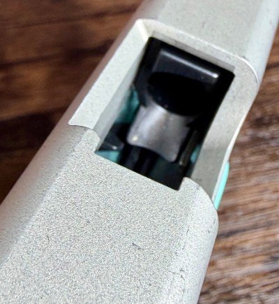 GLOCK 43, G43 9mm 3.41" Tiffany Blue/Silver with Taran Tactical Mag 9MM LUGER (9x19 PARA) - Image 6 of 9