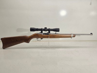 RUGER 10/22 Stainless & Wood Simmons Scope .22 LR - Image 7 of 10