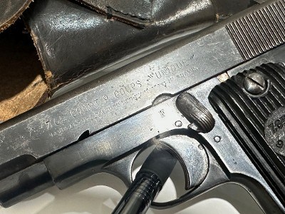 UNIQUE ARMES FRANCE model 17 german marked WWII .32 ACP - Image 3 of 19