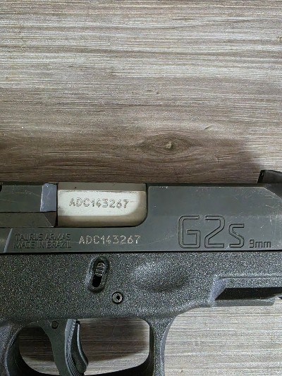 TAURUS G2S 9MM LUGER (9x19 PARA) - Image 6 of 10
