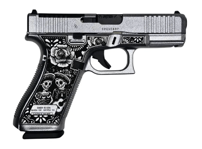 GLOCK G45 SHARK COAST TACTICAL DAY OF THE DEAD 9MM LUGER (9x19 PARA) - Image 1 of 1