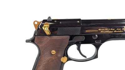 BERETTA 92FS Gold Engraved 9MM LUGER (9x19 PARA) - Image 9 of 20