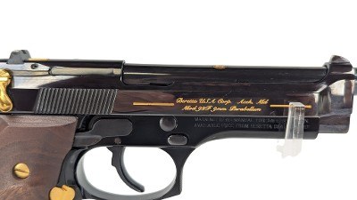 BERETTA 92FS Gold Engraved 9MM LUGER (9x19 PARA) - Image 10 of 20