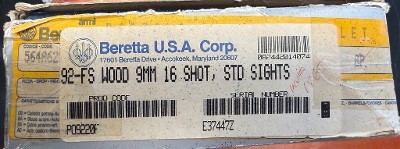 BERETTA 92 FS 9MM LUGER (9x19 PARA) - Image 7 of 7