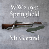 SPRINGFIELD ARMORY M1 Garand WW2 1942 .30-06 SPRG - Image 1 of 13