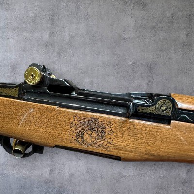 SPRINGFIELD ARMORY M1 Garand Marine Commemortive 24k Gold.30-06 SPRG - Image 14 of 25