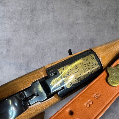SPRINGFIELD ARMORY M1 Garand Marine Commemortive 24k Gold.30-06 SPRG - Image 8 of 25