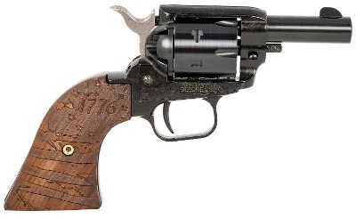 HERITAGE MFG. BARKEEP 1776 FLAG ENGRAVED WOOD GRIPS .22 LR - Image 2 of 3