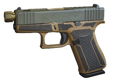 GLOCK G43X MOS (SCT HLT CUSTOM) 9MM LUGER (9x19 PARA) - Image 1 of 3