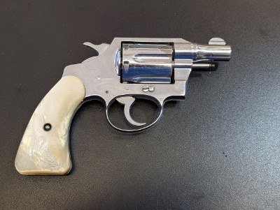 COLT DETECTIVE SPECIAL NICKEL .38 - Image 4 of 7